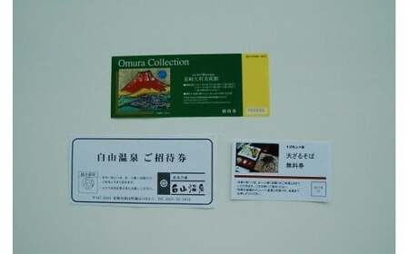 韮崎をゆったりめぐる旅 3施設ご招待券＋美術館おすすめグッズ [韮崎大村美術館 山梨県 韮崎市 20743353]