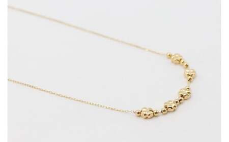 ネックレス K18 クローバー ステーション Islauth22 [slauth 山梨県 韮崎市 20743194] アクセサリー ネックレス ジュエリー シンプル おしゃれ プレゼント ギフト 贈りもの 贈答