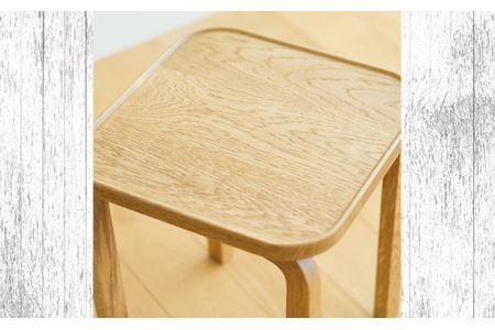 府中家具 COCCO Stool　オーク　生地：チャコール No.627-12