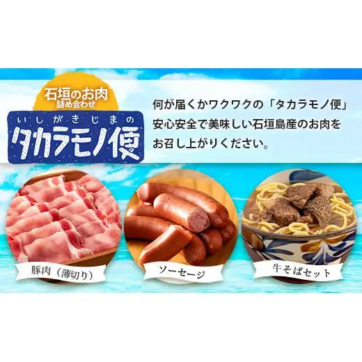 ＜先行予約＞石垣島の「お肉」詰め合わせ～タカラモノお肉便 