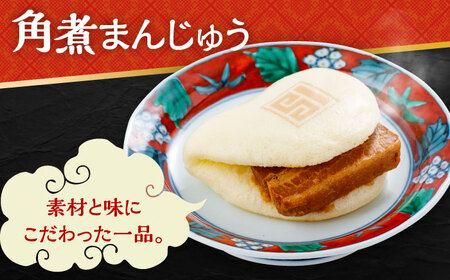 長崎角煮まんじゅう 10個 (袋入) / 角煮まん 中華まん 惣菜 おやつ / 大村市 / 岩崎本舗[ACAH008]