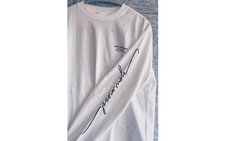 いわき市発D2Cブランド「yourmood」　NEWSTANDARD　ロングスリーブTシャツ　WHITE_S