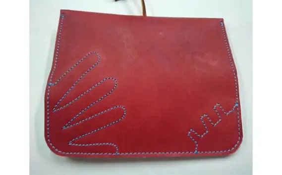 グローブの革製　マルチペンケースWNS No.091