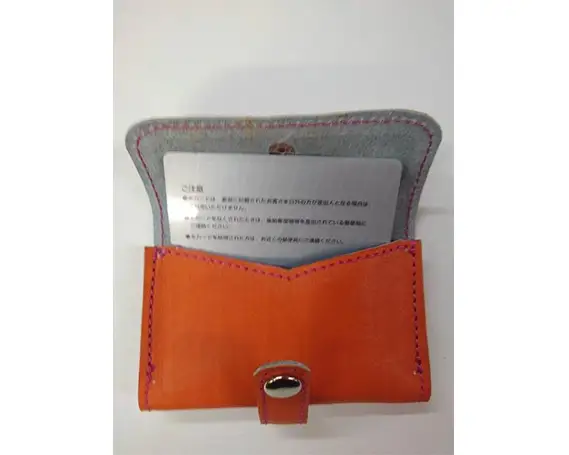 野球グローブの革製！カードケース（名刺入れ）OP No.071