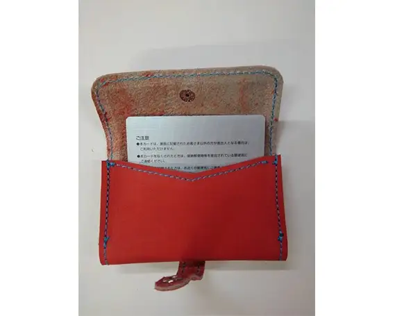 野球グローブの革製！カードケース（名刺入れ）RS No.072