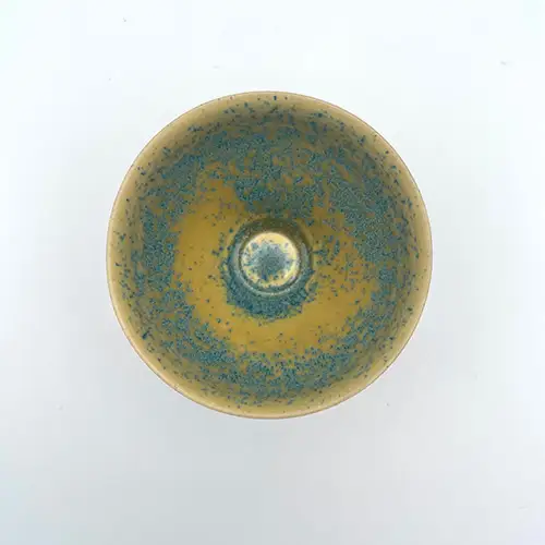 Liquor vessel 磁器製 酒器 黄緑 No.198