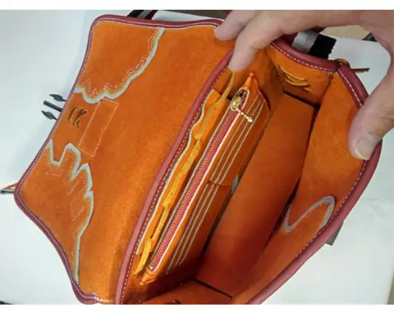 野球グローブの革製！ミニショルダーバック陽桜 No.075