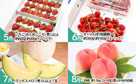 【定期便12回】山形のおいしいものを贅沢に！1年定期便 ｜ 産地直送 旬 FZ25-826