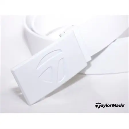テーラーメイド　レザーベルト　95cm　ホワイト【TJ049】N94539　ゴルフ用ベルト/紳士用【1418379】
