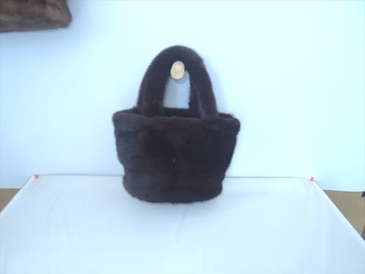 ミンクリアルファーBag 本物毛皮バッグ 〈丹波市〉 ファーバッグ 鞄