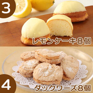 ポミエのスイーツ定期便（５回コース）レモンケーキ マドレーヌ ロールケーキ ダックワーズ ショコラブラン 【J00059】