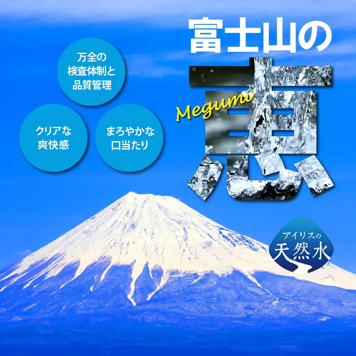 富士山の天然水 500ml×24本【12ヶ月お届け】ラベルレス | 天然水