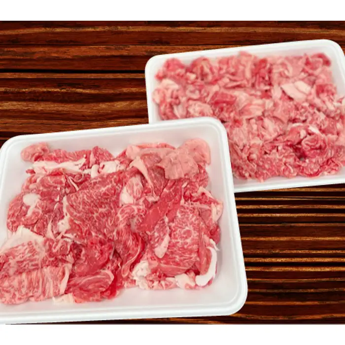 【常陸牛】切り落し　約900g＜茨城県共通返礼品＞ ／ A4ランク以上 ブランド牛 切り落し 黒毛和牛 牛肉 肉 すき焼き 焼肉 しゃぶしゃぶ 牛丼 肉じゃが BBQ グリル ご家庭用 万能 幅広く使える 便利 用途多様 産直 藤井商店 茨城県 No.438