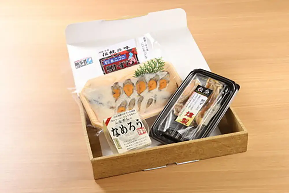 近江本にごろ　ふなずし　三点珍味【AD03W】 鮒ずし