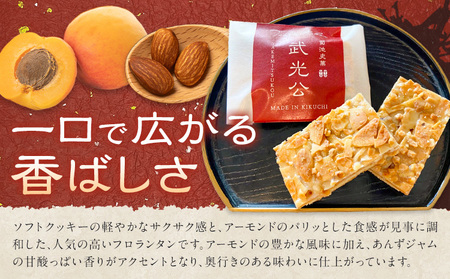 菊池銘菓 フロランタン 武光公 15個入 1箱 有限会社中原松月堂 《30日以内に出荷予定(土日祝除く)》熊本県 菊池市 スイーツ デザート フロランタン 個包装 お菓子 焼き菓子 洋菓子