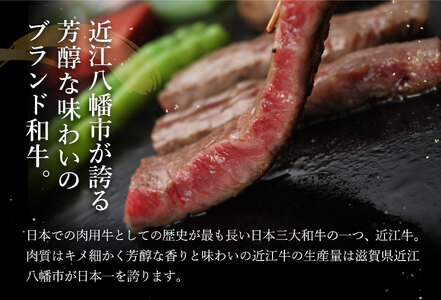 近江牛 鉄板焼 焼肉 400g 毛利志満 S027W【 近江牛 】 牛肉