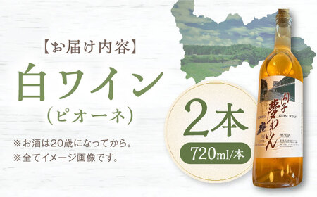 内子夢わいん 白ワイン (ピオーネ) 約720ml 2本 BKAG009