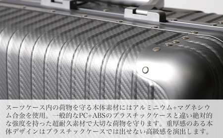 スーツケース キャリー  L（カーボン/ブラック） [PROEVO] [30003] AY155