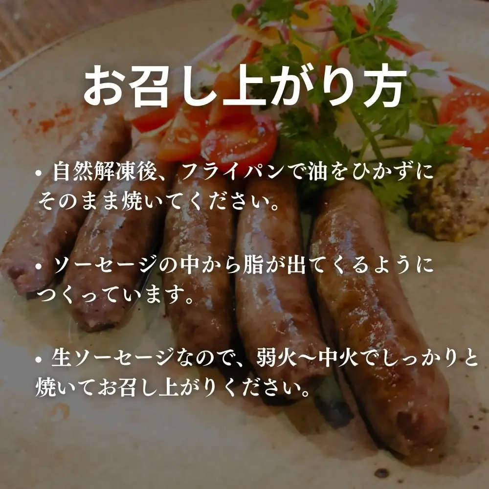B4-03　無添加 ジビエ (鹿・猪) 生 ソーセージ 100g×各3パック | 豊後高田市