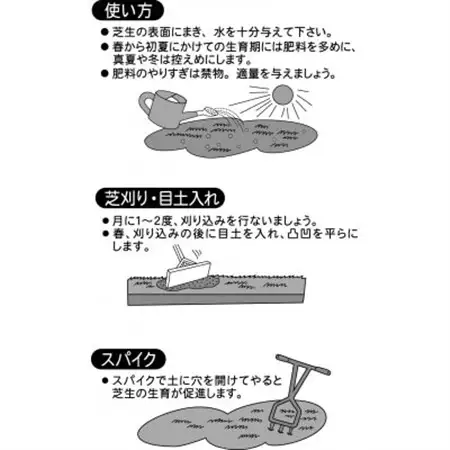 まきやすい芝生の肥料　2.5kg　約10坪分_雑貨   _【1411220】