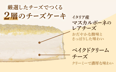 ダブルフロマージュ（チーズケーキ） / ケーキ ちーずけーき スイーツ デザート おやつ お土産 / 南島原市 / 本田屋かすてら本舗 [SAW038]