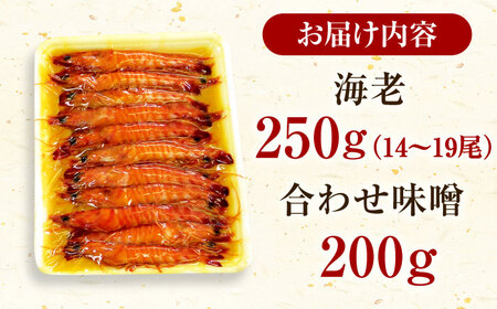 車海老みそ漬 計450g（車海老250g、味噌200g） / 佐賀県 / 株式会社 拓水 伊万里クルマエビセンター [41AEAJ003]