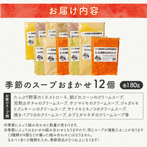 おまかせ季節のスープ12個セット [h264]