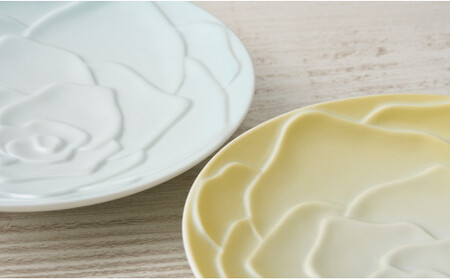 錦右エ門陶苑 La Vie en rose プレート14cm 6色セット 有田焼 取り皿 ハレの日 バラ 薔薇 マストアイテム 食卓 A50-225