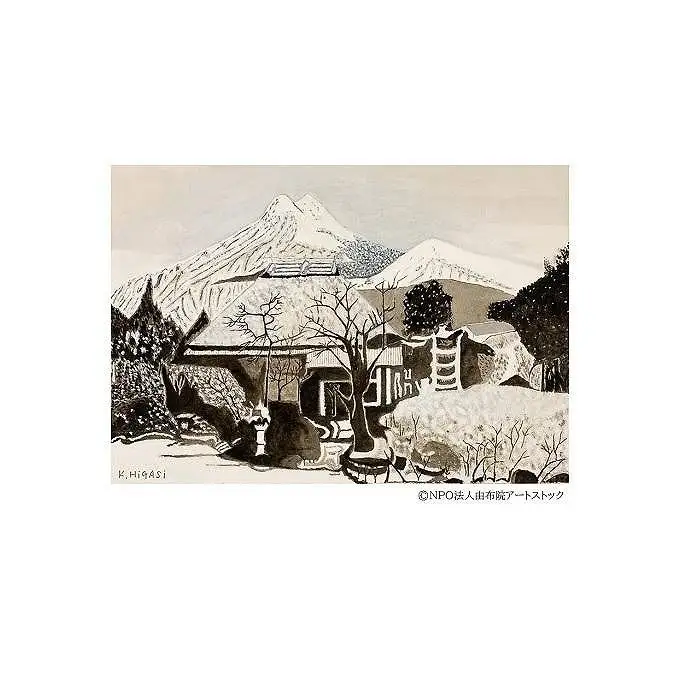 東勝吉 絵はがきセット A〈12枚組（6絵柄×2セット）〉【由布院アートストック】
