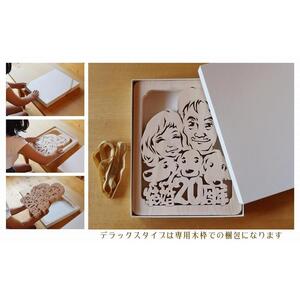 木顔絵～デラックス［ 木顔絵 オリジナル 木製 アート 制作 おしゃれ インテリア 人気 おすすめ ギフト プレゼント 通販 送料無料 ふるさと納税 ］