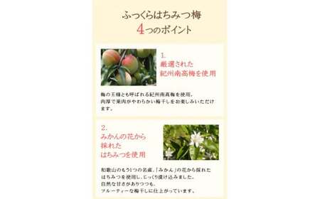 ふっくらはちみつ梅 計750g（約250g×3個） / 紀州南高梅 A級 はちみつ梅干し 梅干し 和歌山県産 田辺市 南高梅 梅干 はちみつ漬け みかんみつ【kfo011-1】