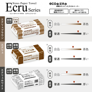 ペーパータオル エクリュ 抗菌＋ 中判 200枚 × 30パック 抗菌仕様 しっかり拭ける 吸水力 エンボス加工 手拭き 掃除 破れにくい 使いやすい 再生紙 リサイクル エコ まとめ買い 日用品 消耗品 生活用品 使い捨て 衛生的 SDGs 富士市 [sf023-014]