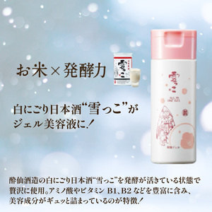 雪っこコスメ オールインワンジェル 6個 化粧 コスメ 保湿 美容 美容液 スキンケア ボディクリーム 岩手県 大船渡市
