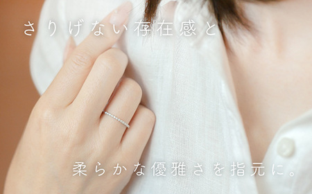 ダイヤ 指輪 pt900 ダイヤモンド ハーフエタニティ リング 0.08ct 鑑別書 保証書 ケース 付 ジュエリー アクセサリー 宝石 プラチナ ギフト プレゼント 贈り物 記念日 お祝い 誕生日 人気 高級 山梨県 西桂町 [注目]【n0476_liz_C】