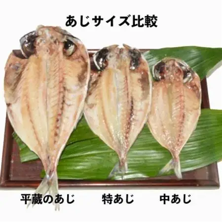【平蔵の鰺7枚セット】佐々木海産の最上位トロあじ　伊豆・伊東のひもの詰め合わせ　静岡県伊東市_トロあじ ひもの 干物 詰め合わせ 美味しい_【配送不可地域：離島】【1404232】
