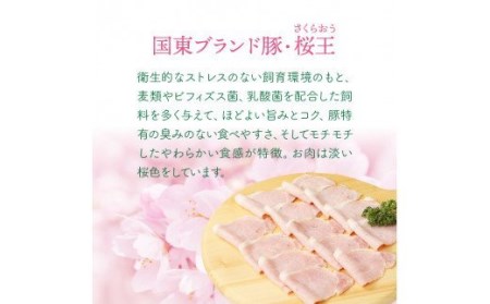 くにさき桜王豚のロースハムスライス0.64kg _1136R