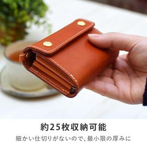 カードいっぱいケース [C25] カードケース HUKURO 栃木レザー 全5色【ブラウン】【小物 ファッション 人気 おすすめ 】