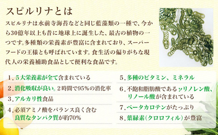 海洋深層水純粋培養スピルリナ100％「不老藻（ふろうそう）」600粒 スーパーフード ビタミン ミネラル サプリ アミノ酸 タンパク質 食生活改善 野菜不足解消 海洋深層水 5大栄養素 栄養補助食品 アルカリ性 ベータカロテン 葉緑素 クロロフィル 消化吸収 炭水化物 脂質 健康管理 栄養補給
