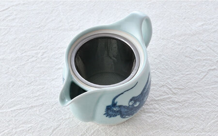 【波佐見焼】龍絵 ふっくら ポット 1点 食器 急須【松幸陶芸】[HB53] 波佐見焼