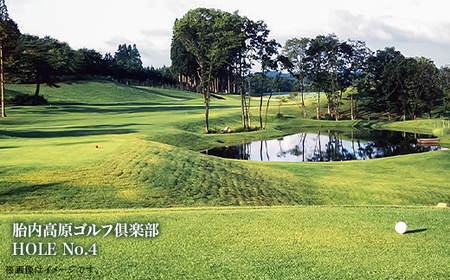 37-01胎内高原ゴルフ倶楽部（プレー割引券・3,000円分）