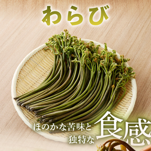 りんごと朝どれ生蕨 【離島配送不可】 [BK010]