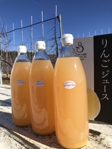 信州りんごジュース 飲みくらべ 1リットル×5本入＋りんごジャム3個セット【013-14】