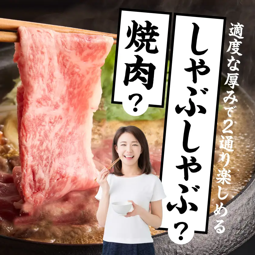 黒毛和牛肩ロースすき焼き・焼肉用600g(黒たれ付)_19-31-004_(都城市) 宮崎県産黒毛和牛 牛肩ロース肉 (すき焼き・焼肉) 600g×1 にくほんぽ黒たれ スキヤキ 牛鍋 焼き肉などで 霜降り牛肉