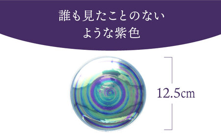 【美濃焼】ボナペティ4プレート　紫匂瓷【RYOTA AOKI POTTERY/青木良太】陶芸家 青木良太 皿 インテリア 雑貨 食器 小皿 ケーキ皿 取り皿 芸術 美術品 高級感 パープル 紫 おしゃれ 送料無料 [MCH300]