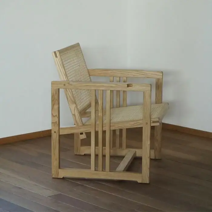 ラタンのイージーチェア ／ リラックス コンパクト 椅子【UMEBACHI FURNITURE】