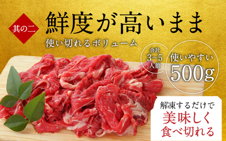 近江牛切り落とし 500ｇ 西川精肉店 滋賀県 東近江市 A-A25 和牛 牛肉 肉 切り落とし 焼肉 すき焼き 炒め物 ギフト お取り寄せ 高級 近江牛