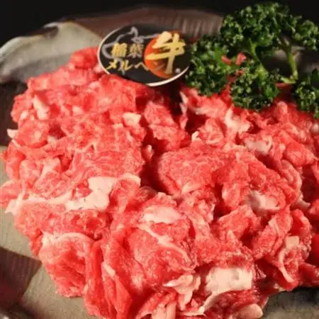 稲葉メルヘン牛(A4-A5)　牛切り落とし400g【配送不可地域：離島・北海道・沖縄県・東北・中国・四国・九州】【1291433】