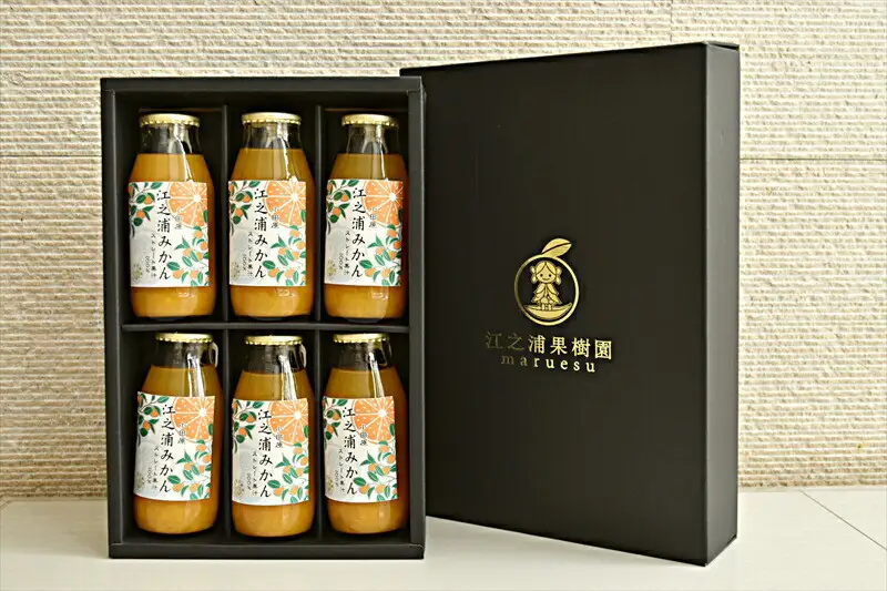 ギフトセット１８０ｍｌ６本入り 小田原産江之浦みかん１００％ストレートジュース１８０ml６本 【みかんジュース みかんジュース 神奈川県 小田原市 】