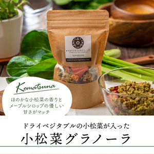 グラノーラセットミニ（プレーングラノーラ130g×1袋、小松菜グラノーラ130g×1袋）_グラノーラ セット ミニ プレーングラノーラ 小松菜グラノーラ 2種類 各 130g 1袋 食べ比べ きたのベジタブル ドライフルーツ ドライベジタブル オートミール ナッツ類 シリアル 朝食  野菜 ダイエット 健康 お取り寄せ 福岡県 久留米市 送料無料 〔Ca532〕