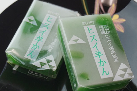ヒスイ羊かん10個入 [大むら菓子舗 富山県 朝日町 34310338]
